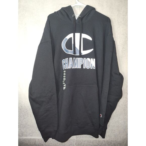 Champion Big & Tall Powerblend Black Hoodie Sz 3XB NWT - Picture 1 of 5